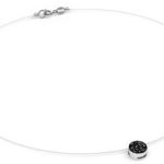 Coliere cu fir transparent accesoriul care nu încarcă, dar completează