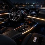 Cum transformi un interior auto complet negru cu ajutorul luminilor ambientale